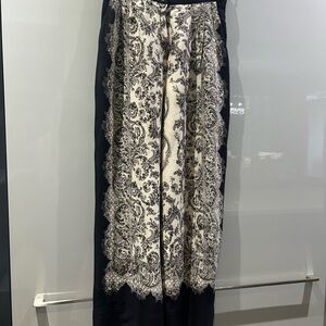 H&M Patterned Wide Leg Pants